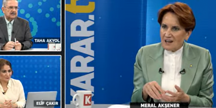 Meral Akşener'den canlı yayında Kılıçdaroğlu'nun adaylığına ilişkin açıklama