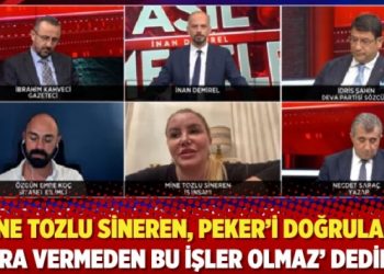 Mine Tozlu Sineren, Peker&rsquo;i doğruladı: &lsquo;Para vermeden bu işler olmaz&rsquo; dediler