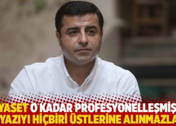 "Siyaset o kadar profesyonelleşmiş ki, bu yazıyı hi&ccedil;biri &uuml;stlerine alınmazlar"