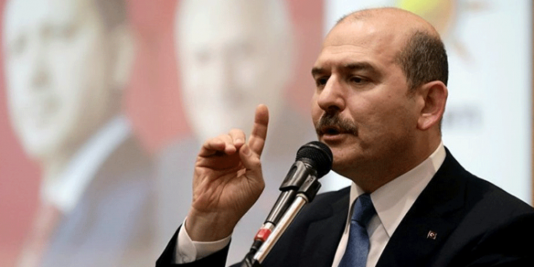 Soylu, darp edilerek gözaltına alınan öğretmeni hedef gösterdi