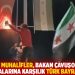 Suriyeli muhalifler, &Ccedil;avuşoğlu'nun a&ccedil;ıklamalarına karşılık T&uuml;rk bayrağı yaktı