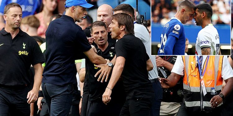 Tuchel ve Conte birbirine girdi; gergin derbide kazanan çıkmadı!