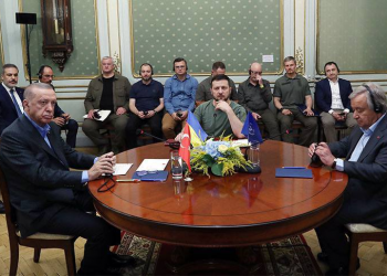 Üçlü zirve; Erdoğan, Zelenski ve Guterres, Ukrayna’da buluştu