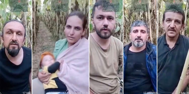 Yunanistan’a geçen 12 kişi sığınma talep ediyor