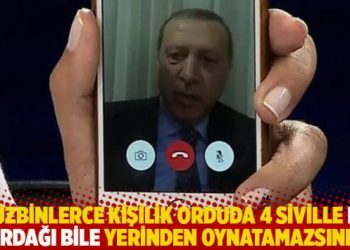 "Y&uuml;zbinlerce kişilik orduda 4 siville bir bardağı bile yerinden oynatamazsınız"
