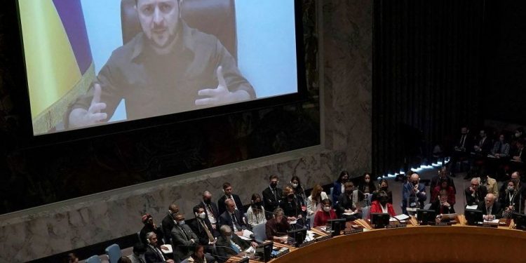 Zelensky BM toplantısında açıkladı: Rusya tren istasyonunu vurdu 25 ölü var