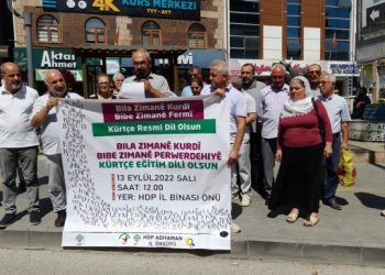 Kürtçenin eğitim dili olması için çağrı