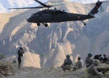 Düşen helikopterde bir uzman çavuş hayatını kaybetti