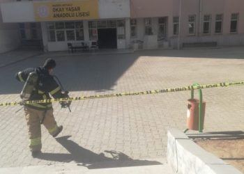 Mardin’de bir okulda yangın çıktı
