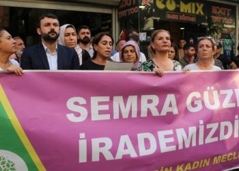 Semra Güzel’in gözaltına alınması protesto edildi