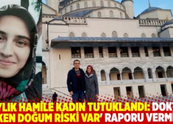 7 aylık hamile Eda Nur Akkaya tutuklandı:Doktoru 'erken doğum riski var' raporu vermişti