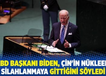 ABD Başkanı Biden, &Ccedil;in'in bir n&uuml;kleer silahlanmaya gittiğini s&ouml;yledi