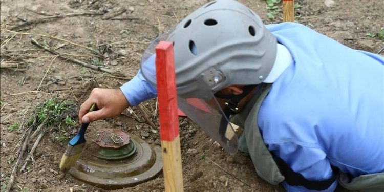 ABD'den, Karabağ savaşında etkilenen bölgelerde mayın temizliği için 2 milyon dolar yardım