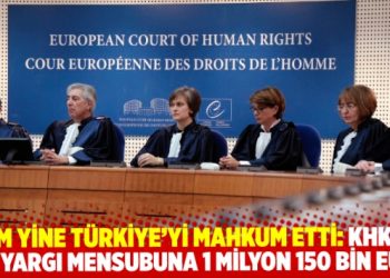 AİHM yine mahkum etti: