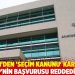 AYM'den 'se&ccedil;im kanunu' kararı: CHP'nin başvurusu reddedildi!