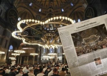 Alman gazetesi, Ayasofya Camii&rsquo;ndeki tahribatı yazdı