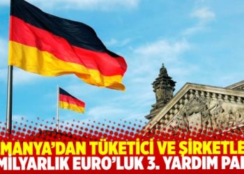 Almanya&rsquo;dan 65 milyarlık Euro&rsquo;luk 3. yardım paketi
