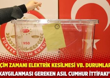 Altınok: Se&ccedil;im zamanı elektrik kesilmesi vb. durumlarda kaygılanması gereken asıl Cumhur İttifakı