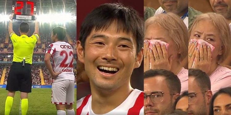 Antalyaspor’lu Nakajima'nın oyuna girer girmez kırmızı kart görmesine ailesinin tepkisi