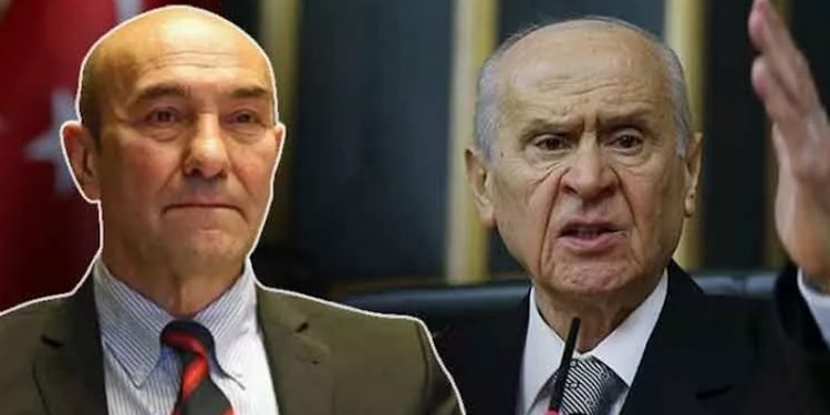 Bahçeli, 'saraylarındaki saltanatı korumak için milleti ateşe attılar' diyen Soyer'i hedef aldı