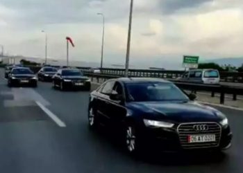 Bah&ccedil;eli&rsquo;nin konvoyu sosyal medyada g&uuml;ndem oldu