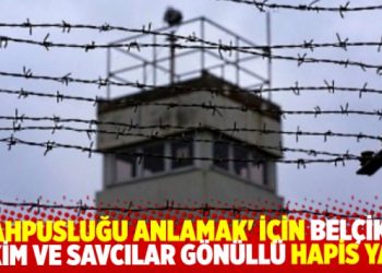 Bel&ccedil;ikalı hakim ve savcılar, 'mahkumiyeti anlamak' i&ccedil;in g&ouml;n&uuml;ll&uuml; hapse girdi