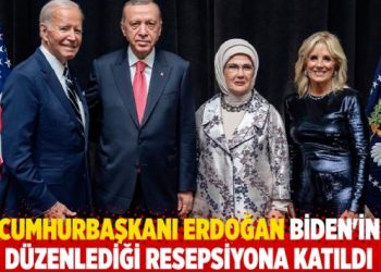 Cumhurbaşkanı Erdoğan Biden'ın d&uuml;zenlediği resepsiyona katıldı