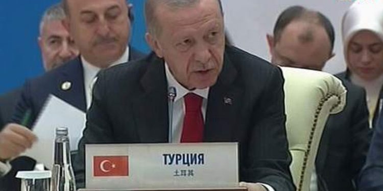 Cumhurbaşkanı Erdoğan ŞİÖ Zirvesi'nde konuştu: "Güvenlikten ekonomiye, enerjiden ulaşıma, tarımdan turizme her alanda iş birliğine hazırız"