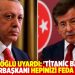Davutoğlu bürokratlara 'Titanic batıyor' diye seslendi: