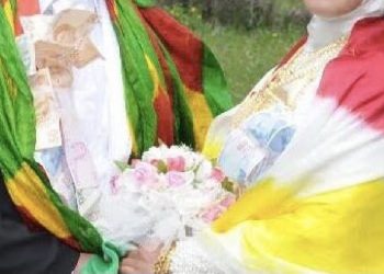 Düğünde kırmızı, yeşil, sarı şal taktıkları için tutuklanan damat ve 8 kişi tahliye edildi