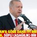Erdoğan’a göre daha iyi bir yaşam istemek, süfli (aşağılık) bir heves!