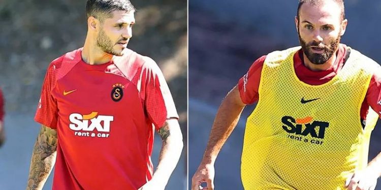 Galatasaray'da Juan Mata ve Mauro Icardi parlıyor