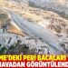Göreme'deki peri bacaları yıkımı havadan görüntülendi