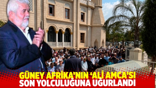 Güney Afrika’nın ‘Ali Amca’sı son yolculuğuna uğurlandı