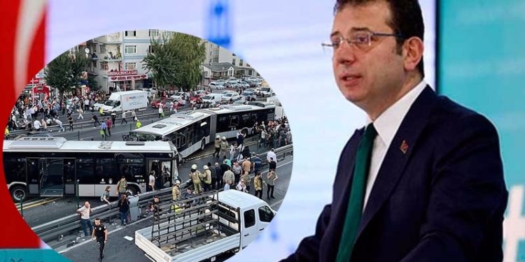 İmamoğlu'ndan metrobüs kazası açıklaması: Sürücü baygınlık geçirdi