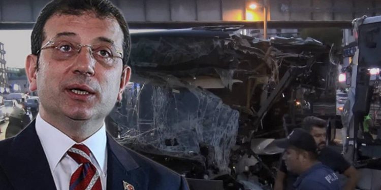 İmamoğlu'ndan metrobüs kazasına ilişkin açıklama: Sürücü baygınlık geçirdi; hastanedeki yaralı sayısı 10 civarında