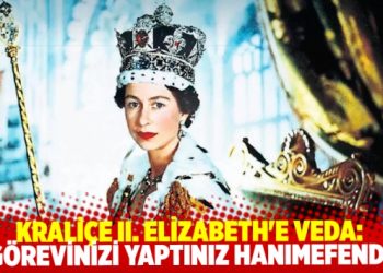 İngiltere manşetlerinde Krali&ccedil;e II. Elizabeth'e veda: