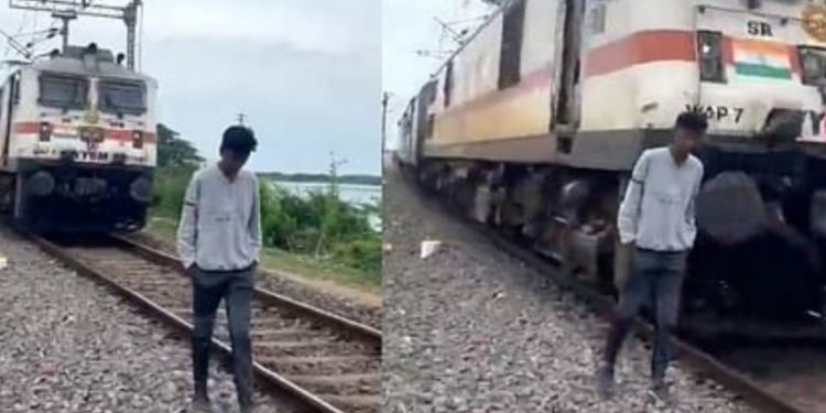 Instagram için video çekerken tren çarptı