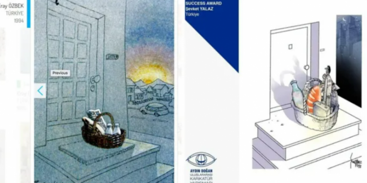Karikatür yarışmasında intihal iddiası: 1994'teki çalışmayı kopyalamış