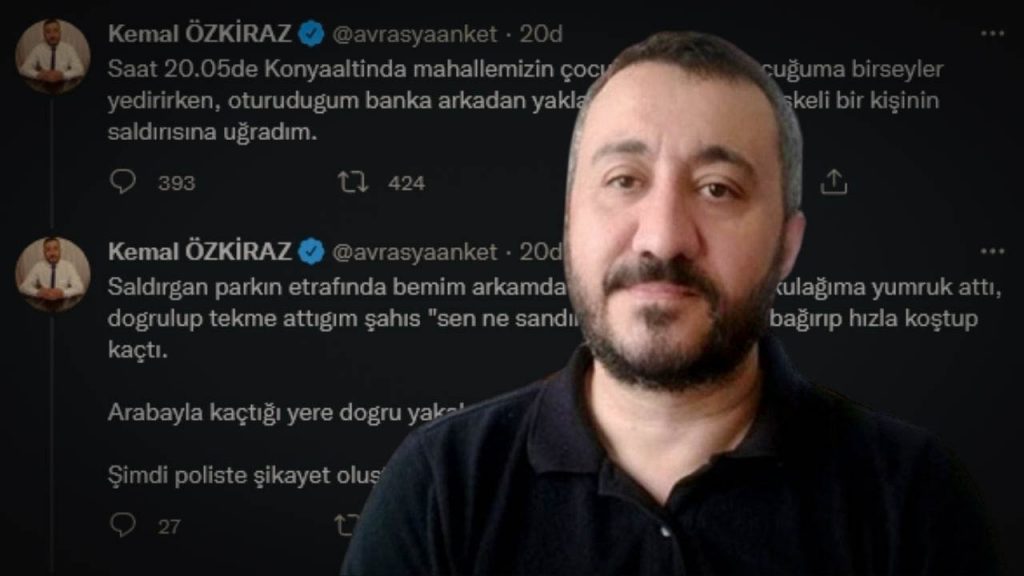 Kemal Özkiraz’a çocuğunun yanında yumruklu saldırı