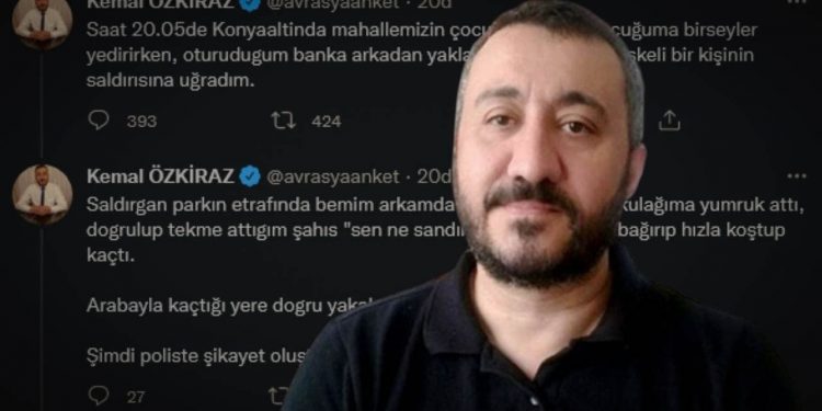 Kemal Özkiraz’a çocuğunun yanında yumruklu saldırı