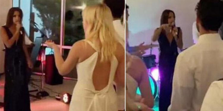 Kendisini aldatan eski sevgilisinin düğününde sahne aldı: "Belki bir dahaki sefer, aldatmadan önce bir düşünür"