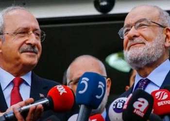 Kılıçdaroğlu Karamollaoğlu’nu ziyaret etti