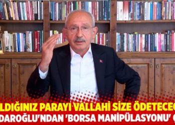 Kılı&ccedil;daroğlu'ndan 'borsa manip&uuml;lasyonu' &ccedil;ıkışı: &Ccedil;aldığınız parayı vallahi size &ouml;deteceğim