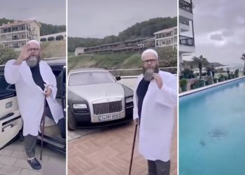 Özel jetle Ayasofya’ya namaza gelen ‘TikTok şeyhi’ Miraç Orbay’dan Rolls Royce ile Boğaz turu