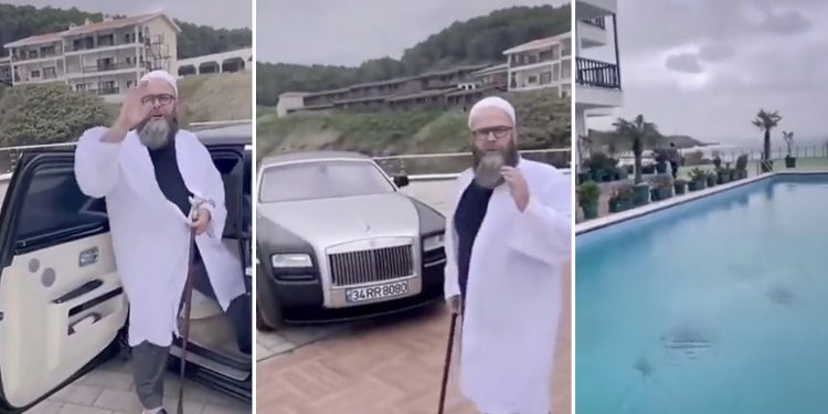 Özel jetle Ayasofya’ya namaza gelen ‘TikTok şeyhi’ Miraç Orbay’dan Rolls Royce ile Boğaz turu