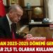 Saray’dan 2023-2025 dönemi genelgesi: “1 dolar 21,5 TL olarak kullanılacak”