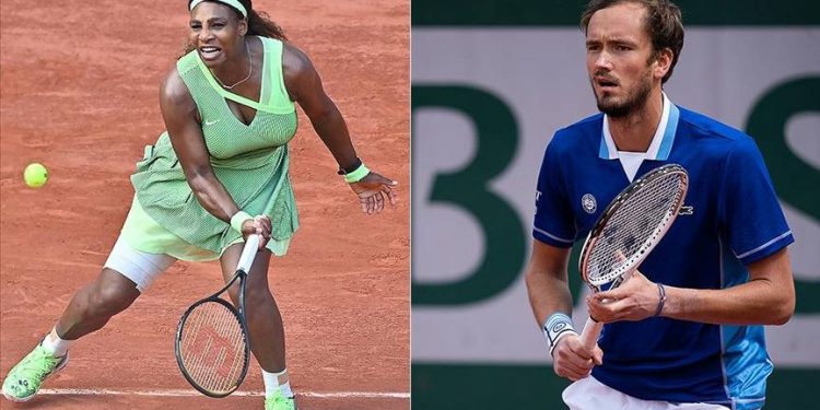 Serena Williams ve Medvedev, ABD Açık'ta 3. turda