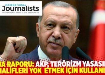 "T&uuml;rk h&uuml;k&uuml;meti, ter&ouml;rizm yasasını muhalifleri yok etmek i&ccedil;in kullanıyor"