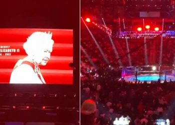UFC 279'da Kraliçe Elizabeth'e ıslıklı protesto!